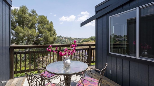 1070 Montecito Dr, Los Angeles, CA 90031 - wooden deck featuring outdoor dining area