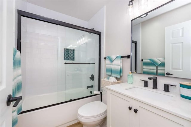 6313 Mockingbird St, Ventura, CA 93003 - bathroom with vanity and combined bath / shower with glass door