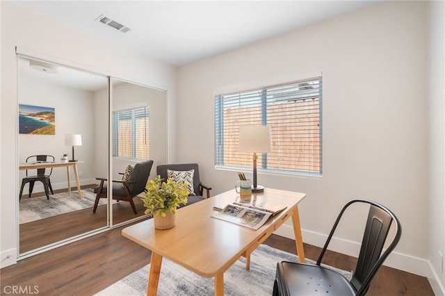 112 W Norwood Pl, San Gabriel, CA 91776 - office featuring wood finished floors