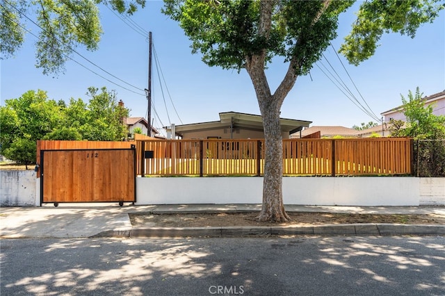 112 W Norwood Pl, San Gabriel, CA 91776 - view of front of house featuring a fenced front yard and a gate