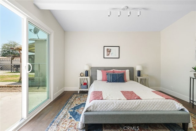 112 W Norwood Pl, San Gabriel, CA 91776 - bedroom featuring wood finished floors and baseboards