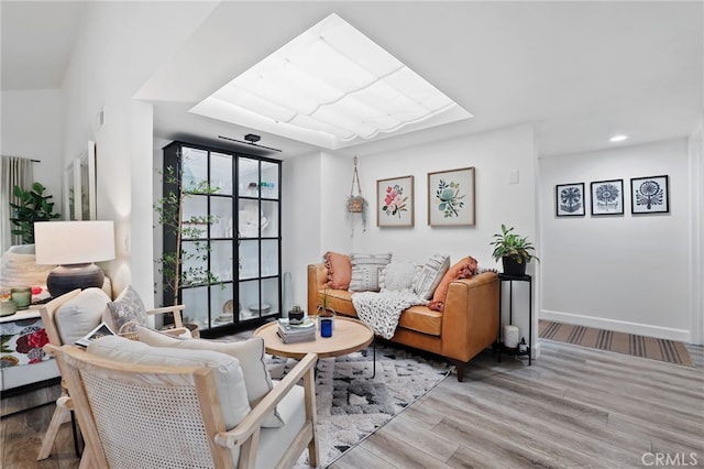 33586 Via Corvalian Unit 23, Dana Point, CA 92629 - living room with wood finished floors and recessed lighting