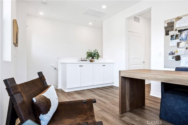 111 Juniper Dr, Rancho Mission Viejo, CA 92694 - office area with wood finished floors and recessed lighting