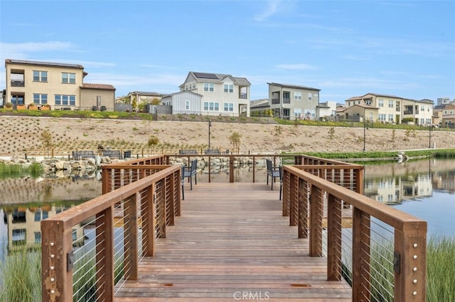 111 Juniper Dr, Rancho Mission Viejo, CA 92694 - dock area featuring a water view and a residential view