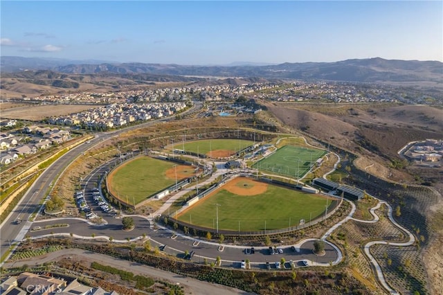 111 Juniper Dr, Rancho Mission Viejo, CA 92694 - aerial view of property and surrounding area with a mountain backdrop