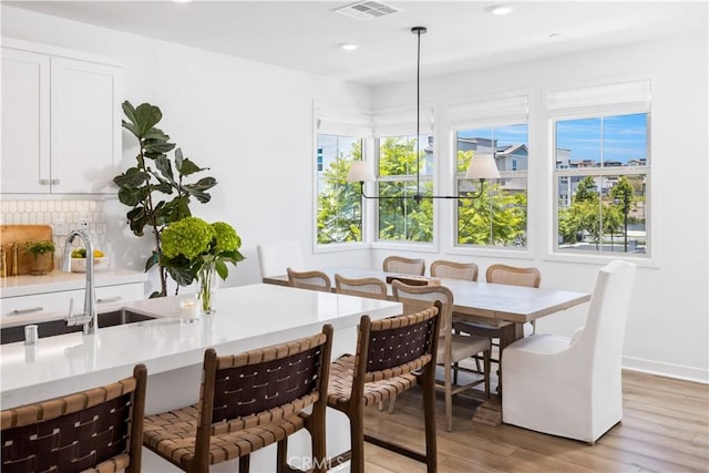 111 Juniper Dr, Rancho Mission Viejo, CA 92694 - dining room with light wood finished floors and recessed lighting