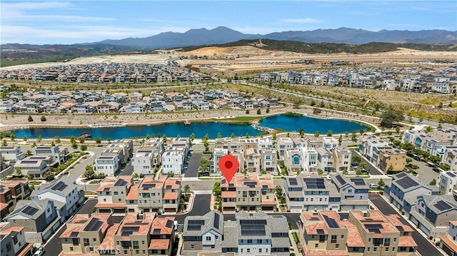 111 Juniper Dr, Rancho Mission Viejo, CA 92694 - aerial overview of property's location featuring a water and mountain view and nearby suburban area