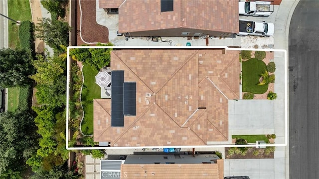 29273 Caravel Dr, Menifee, CA 92585 - view from above of property with property parcel outlined