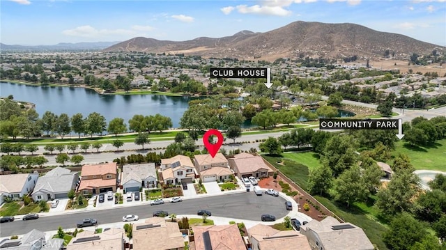 29273 Caravel Dr, Menifee, CA 92585 - aerial view of property and surrounding area with a water and mountain view and nearby suburban area