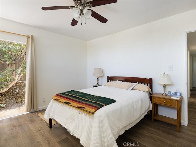 2049 Avenida Aprenda, Rancho Palos Verdes, CA 90275 - bedroom with wood finished floors and ceiling fan