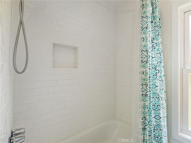 2049 Avenida Aprenda, Rancho Palos Verdes, CA 90275 - bathroom featuring shower / bathtub combination with curtain