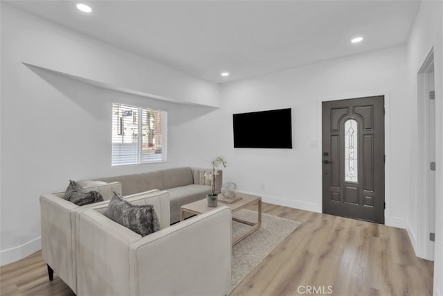 2697 Merced St, Los Angeles, CA 90065 - living area with wood finished floors and recessed lighting