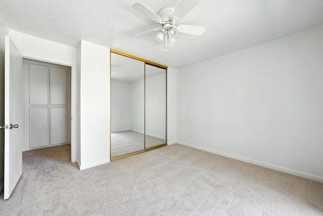 575 Otay Lakes Rd Unit 26, Chula Vista, CA 91913 - unfurnished bedroom featuring carpet floors, a closet, and a ceiling fan
