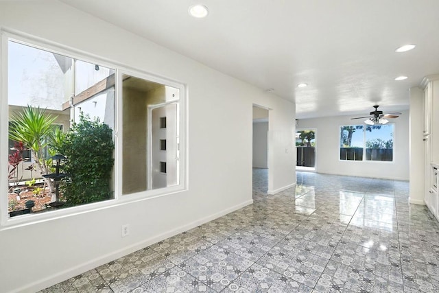 575 Otay Lakes Rd Unit 26, Chula Vista, CA 91913 - unfurnished room with recessed lighting and ceiling fan