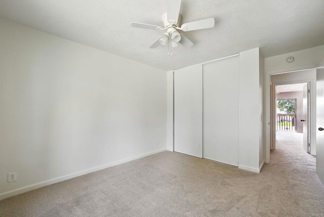 575 Otay Lakes Rd Unit 26, Chula Vista, CA 91913 - unfurnished bedroom with carpet flooring, a closet, and a ceiling fan
