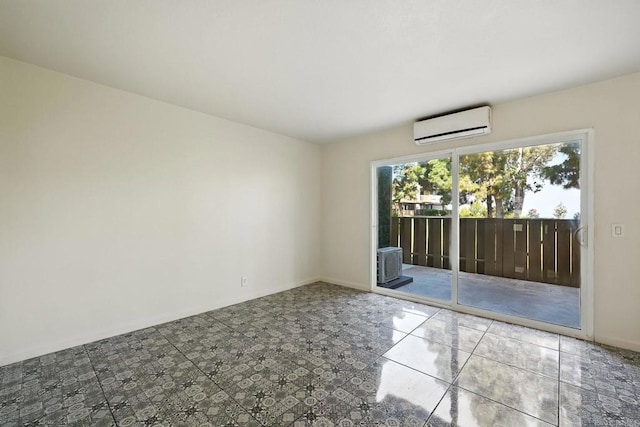 575 Otay Lakes Rd Unit 26, Chula Vista, CA 91913 - empty room featuring an AC wall unit and baseboards