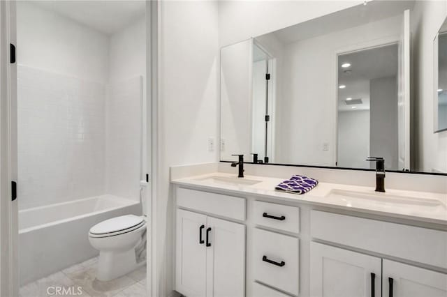 783 Longhorn, Rancho Mission Viejo, CA 92694 - bathroom with double vanity, washtub / shower combination, and recessed lighting