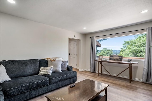 143 State Highway 173, Lake Arrowhead, CA 92352 - living room with light wood finished floors and recessed lighting