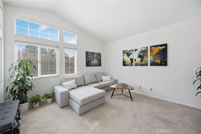 24461 Howes Dr, Laguna Niguel, CA 92677 - carpeted living room featuring high vaulted ceiling