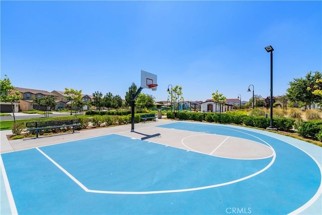 16526 Trailblazer Ave, Chino, CA 91708 - view of sport court with community basketball court and a residential view