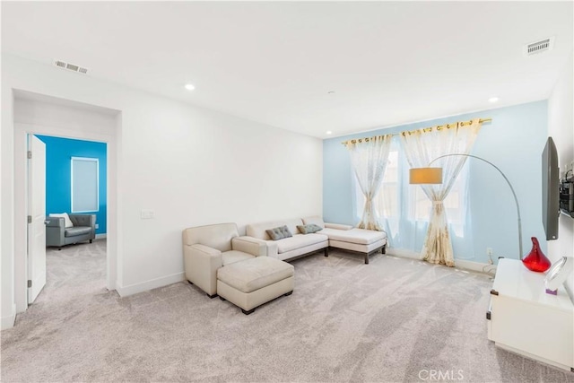 16526 Trailblazer Ave, Chino, CA 91708 - carpeted living area featuring baseboards and recessed lighting