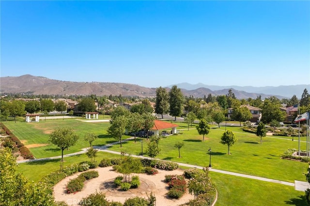 11529 Trailrun Ct, Riverside, CA 92505 - view of community featuring a mountain view and a yard