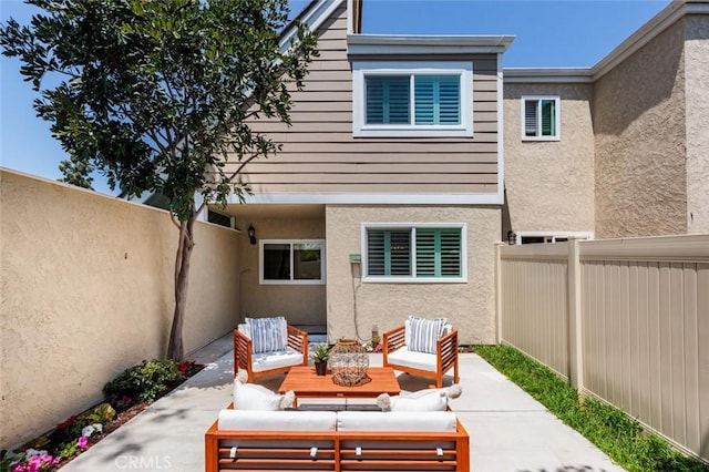 81 Golden Glen St Unit 1, Irvine, CA 92604 - view of patio / terrace featuring an outdoor living space