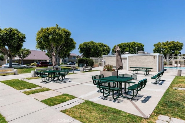81 Golden Glen St Unit 1, Irvine, CA 92604 - surrounding community with a patio area