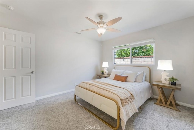 21237 Silver Cloud Dr, Diamond Bar, CA 91765 - carpeted bedroom with baseboards and a ceiling fan