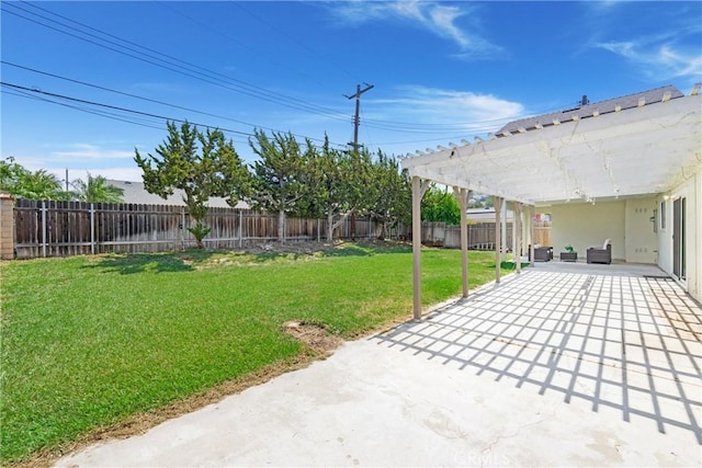 21237 Silver Cloud Dr, Diamond Bar, CA 91765 - fenced backyard featuring a patio area, a pergola, and an attached carport
