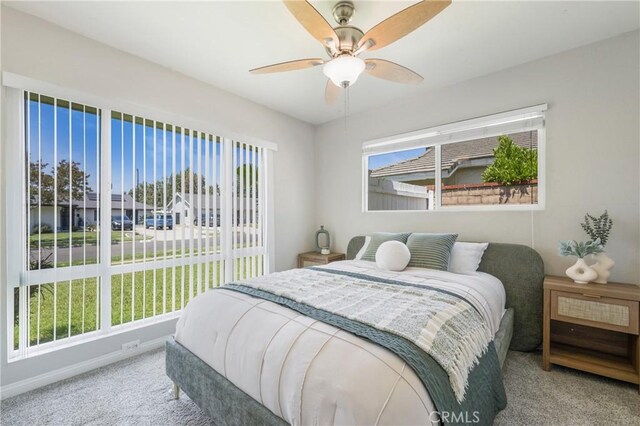 21237 Silver Cloud Dr, Diamond Bar, CA 91765 - bedroom featuring carpet floors and a ceiling fan