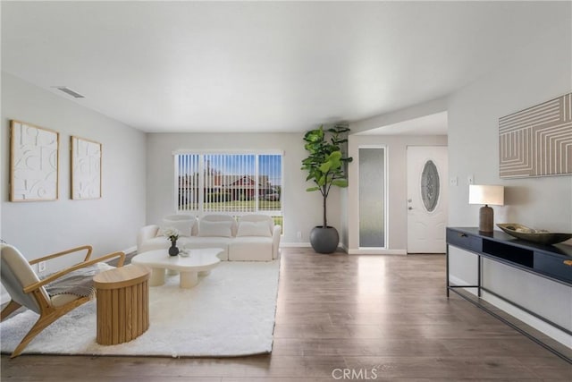 21237 Silver Cloud Dr, Diamond Bar, CA 91765 - living room featuring wood finished floors and baseboards