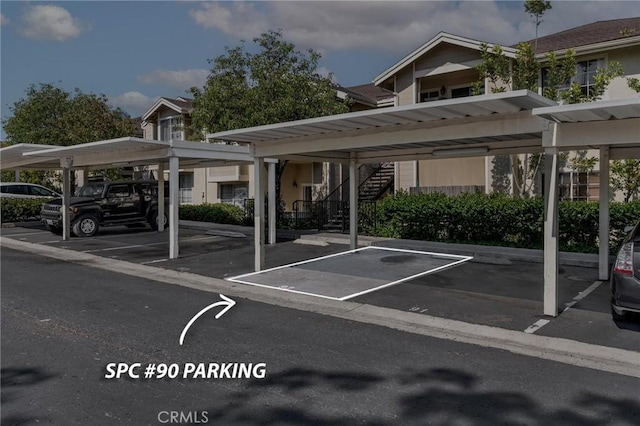 3555 Grove St Unit 231, Lemon Grove, CA 91945 - covered parking lot with stairway
