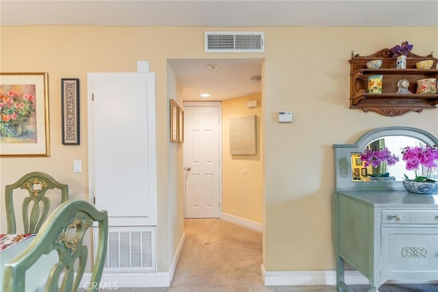 3555 Grove St Unit 231, Lemon Grove, CA 91945 - hallway featuring baseboards and light carpet