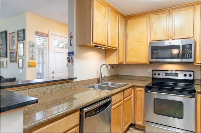 3555 Grove St Unit 231, Lemon Grove, CA 91945 - kitchen with stainless steel appliances and light brown cabinets