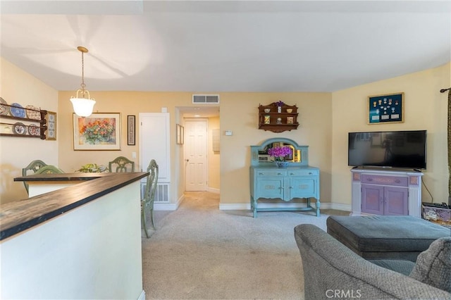 3555 Grove St Unit 231, Lemon Grove, CA 91945 - living area featuring light colored carpet and baseboards