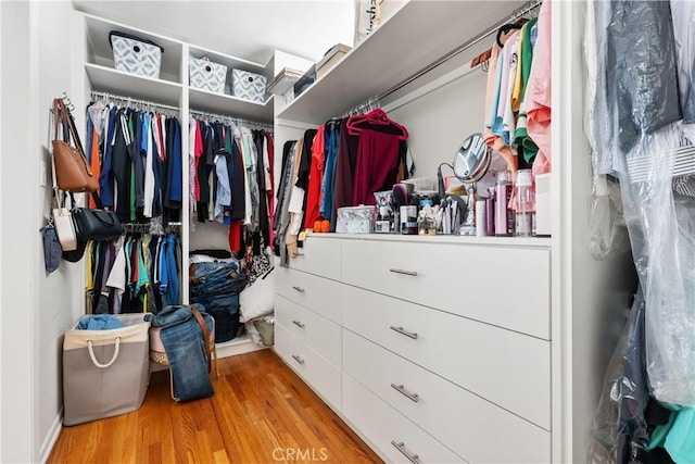 15936 Osborne St, North Hills, CA 91343 - spacious closet with wood finished floors