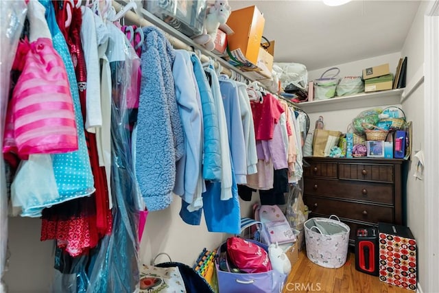 15936 Osborne St, North Hills, CA 91343 - spacious closet with wood finished floors