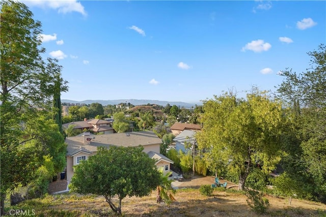 22550 Flamingo St, Woodland Hills, CA 91364 - view from above of property featuring a mountainous background