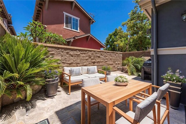 72 Westwind Dr, Tustin, CA 92782 - view of patio / terrace with an outdoor hangout area