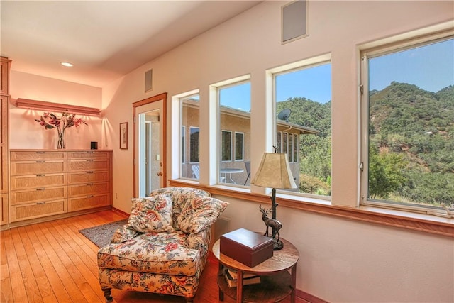 4570 Christine Loomis Dr, Arroyo Grande, CA 93420 - living area featuring plenty of natural light, light wood-style flooring, and recessed lighting