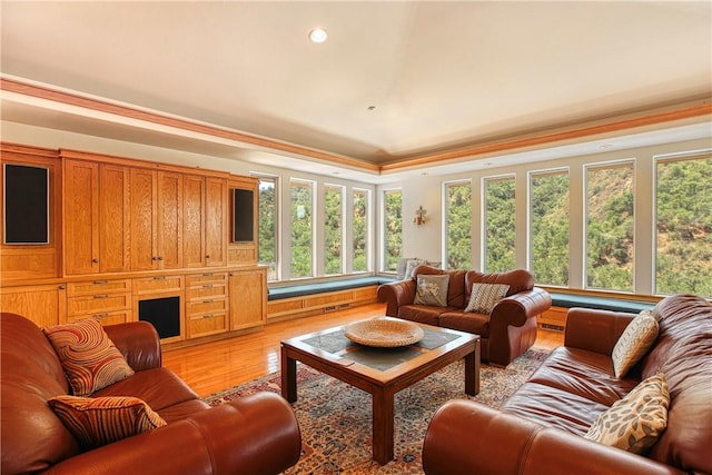4570 Christine Loomis Dr, Arroyo Grande, CA 93420 - living area featuring light wood-style floors and recessed lighting