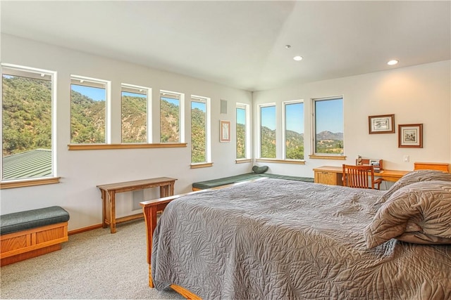 4570 Christine Loomis Dr, Arroyo Grande, CA 93420 - carpeted bedroom with multiple windows and recessed lighting