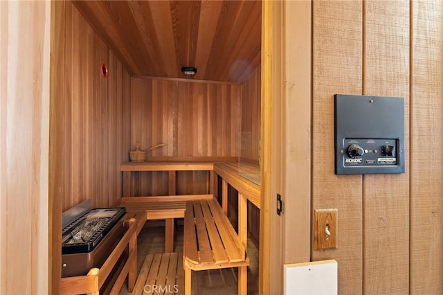 9649 Grace St, Fontana, CA 92335 - relaxing sauna featuring wooden ceiling