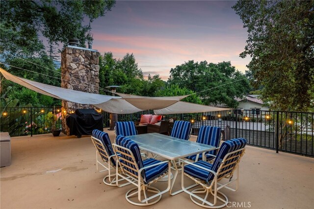 1146 Sandhurst Ln, La Verne, CA 91750 - view of patio with outdoor dining space and grilling area