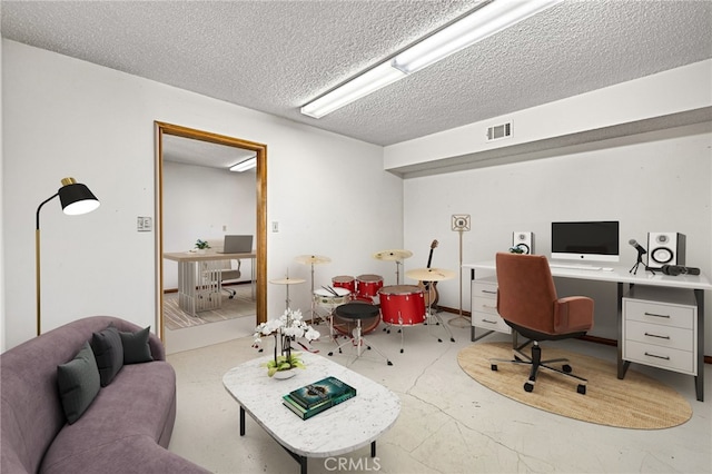 1146 Sandhurst Ln, La Verne, CA 91750 - office with a textured ceiling