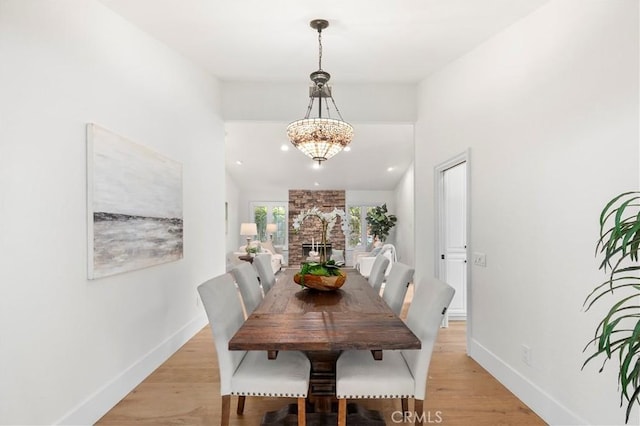 1401 Eagle Gln, Escondido, CA 92029 - dining area featuring a chandelier and light wood finished floors