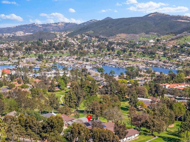 1247 La Casa Dr, San Marcos, CA 92078 - view of property location with a water and mountain view and nearby suburban area