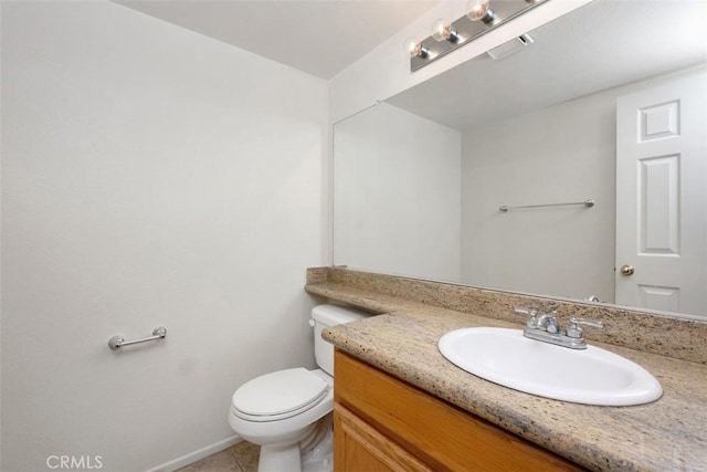 25134 Calle Viejo, Murrieta, CA 92563 - half bathroom featuring vanity and tile patterned flooring