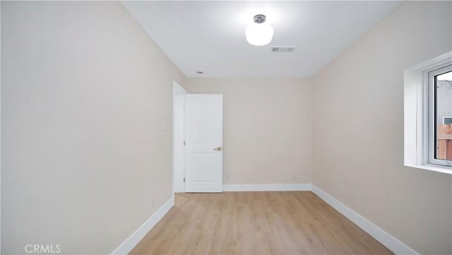 815 N Hagar St, San Fernando, CA 91340 - spare room featuring light wood-style flooring and baseboards